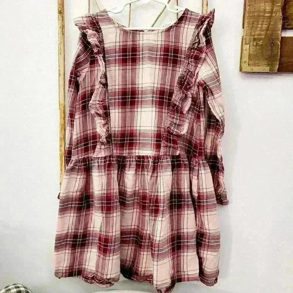 H&M‎ Plaid Dress 7Y - Picture 1 of 3